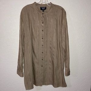 Emanuel Ungard Liberté Silk Tunic. Size 3X